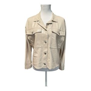 T Tahiti Faux Leather Jacket Ladies Size S NWT